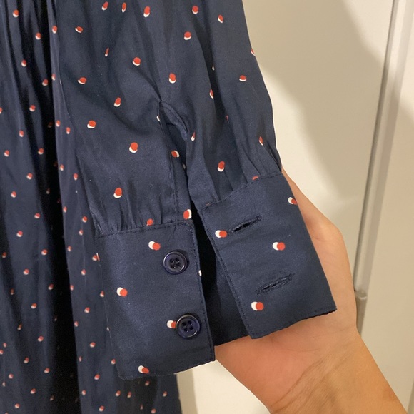 Hatch Maternity - Delfina Royal French Dot Dress (Like new - worn once) - Picture 5 of 9